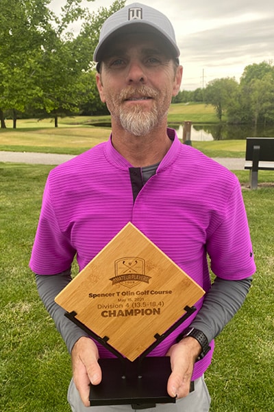 Winner of Golf Tournament at Spencer T. Olin